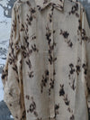 INTO THE EAST 25 Autumn/Winter Ramie Flower Shadow Lapel Shirt ITE-E1DGSS001KT21SH-QKQ Light Khaki